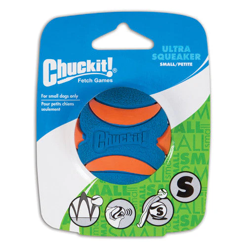Chuckit! Ultra Squeaker Ball Dog Toy SM - Image 2