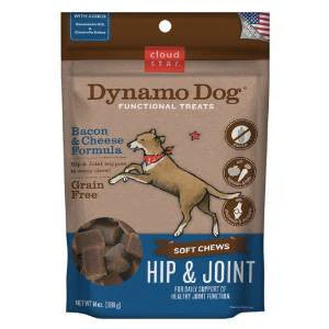 Cloud Star Dynamo Dog Functional Treats: Hip & Joint - Bacon & Cheese 14 oz. {L+1x} 938094
