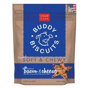Cloud Star Soft & Chewy Buddy Biscuits Bacon & Cheese 6 oz. {L+1x} 938071