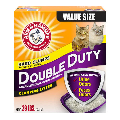 Arm & Hammer Double Duty Dual Odor Control Clumping Cat Litter 29lb - Image 2