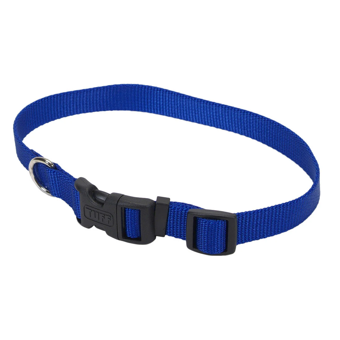 Coastal Pet Pet Products Tuff Buckle Adjustable Nylon Small And Medium Dog Collar Blue 5/8" X 10-14"-{L+2}