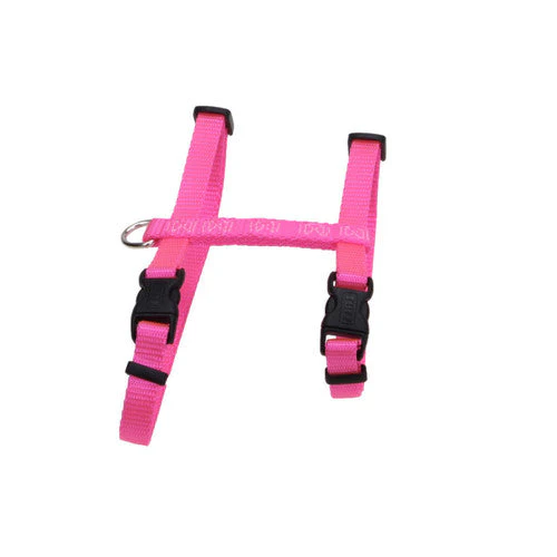 Coastal Figure H Adjustable Nylon Cat Harness Neon Pink 3/8 in x 10-18 in (D) - Image 2