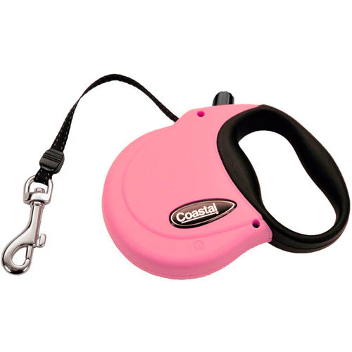 Coastal Retractable Dog Leash Pink 12ft XS - Image 2