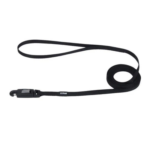 Lil Pals Nylon Dog Leash with E-Z Snap Black 3/8 in x 6 ft - Image 2
