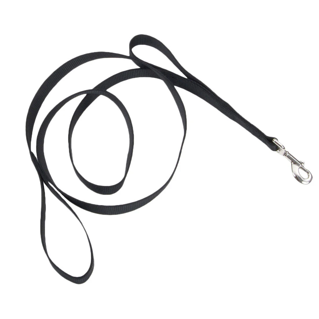 Coastal Style 904H 1" x 4' Heavy Weight Nylon Web Lead with Handle Black {L+b}764470