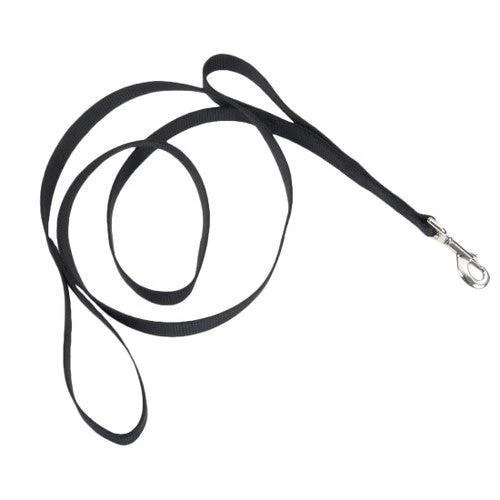 Coastal Style 904H 1" x 4' Heavy Weight Nylon Web Lead with Handle Black {L+b}764470 - Image 2