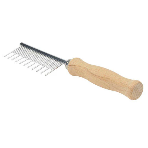 Safari Cat Shedding Comb Wood Grain One Size - Image 2