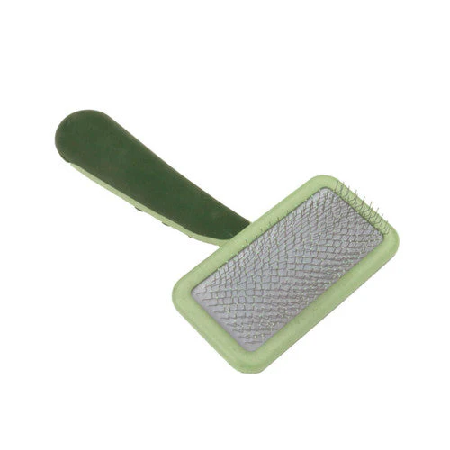 Safari Dog Soft Slicker Brush Light Green/Dark Green LG - Image 2