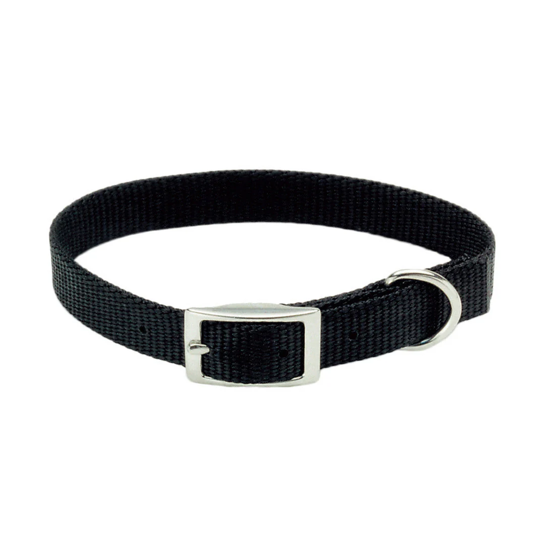 Coastal Style 301 3/8" x 10" Nylon Web Collar Black {L+b}764000