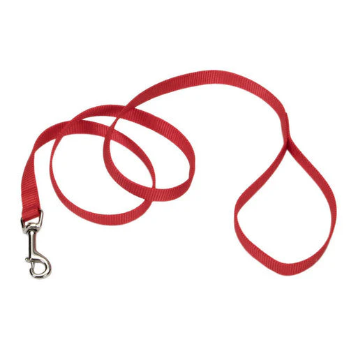 Coastal Single-Ply Nylon Dog Leash Red 5/8 in x 6 ft - Image 2