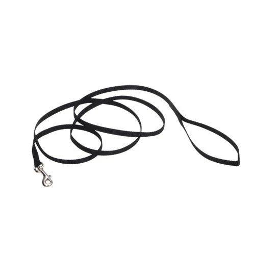 Coastal Style 306 3/8" x 6' Nylon Web Training Lead Black {L+b}764220(RR) - Image 2