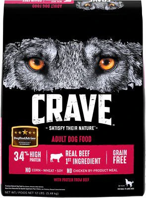 Crave Beef Dry Dog Food 12lb - Image 2