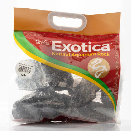 CaribSea Exotica Freshwater Rock Mountain Stone Black, Grey 12 lb - Image 2
