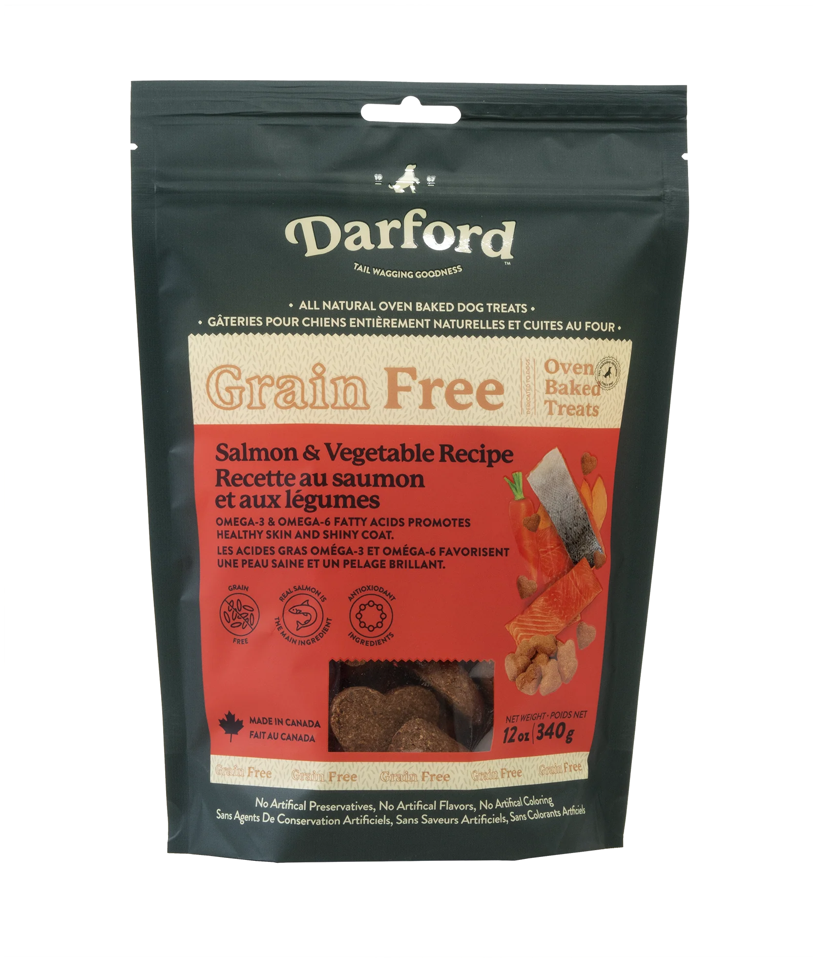 Darford Grain Free Dog Biscuits Salmon Recipe Regular Salmon 12 oz
