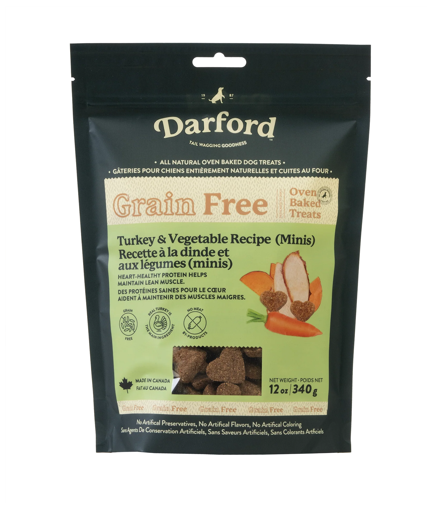 Darford Grain Free Dog Biscuits Turkey Recipe Mini Turkey 12 oz
