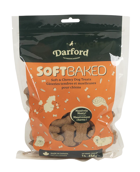 Darford Soft Baked Dog Treats Massively Meaty 1 lb