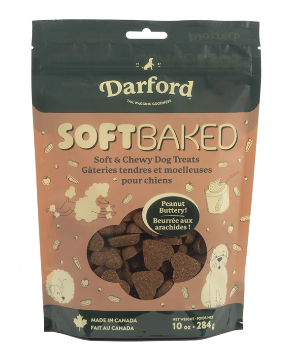 Darford Soft Baked Dog Treats Peanut Butter 10 oz