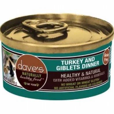 Dave's Pet Food Cat Turkey Giblets 5.5oz {L+x} C=24 - Image 2