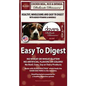 Dave's Pet Food Dog Delicate Dinner Adult 4lb {L-x} - Image 2