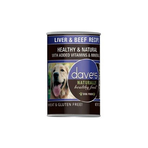 Dave's Pet Food Dog Naturally Healthy Liver Beef 13oz {L+x} C=12 - Image 2