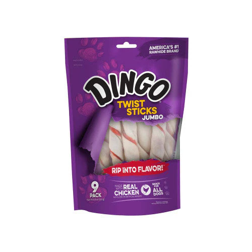 Dingo Jumbo Twist Sticks Chicken 8.8 oz 9 pk - Image 2