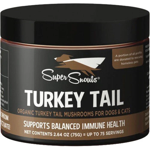 Super Snouts Dog Cat Turkey Tail Medicinal Mushrooms 75 Grams - Image 2