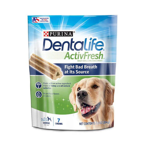 Purina DentaLife ActivFresh Daily Oral Care Large Dog Dental Chews 5/7.2oz {L+1}178860 - Image 2