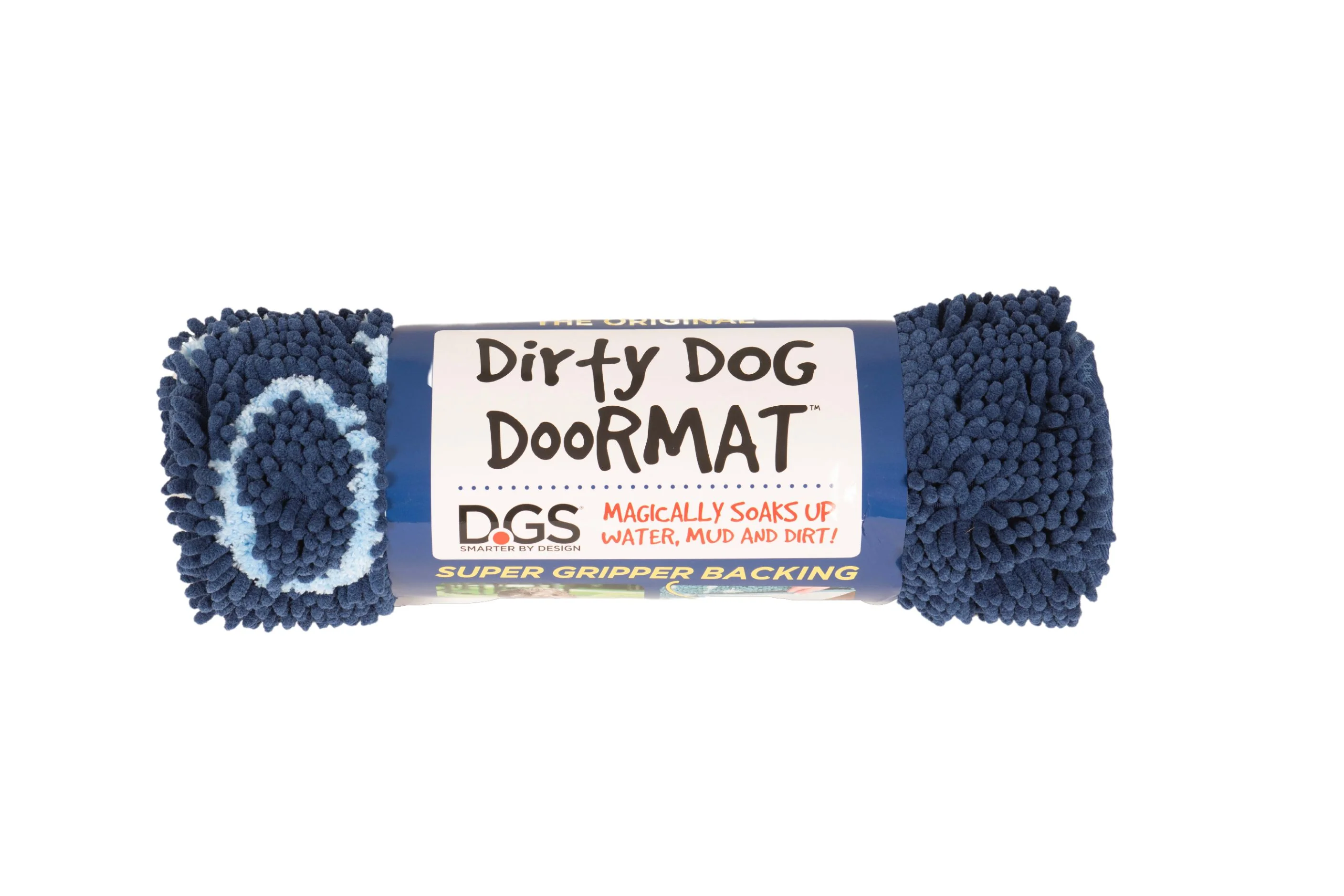 Dogs Gone Smart Dirty Dog Doormat Bermuda Blue 35In X 26 in, Large