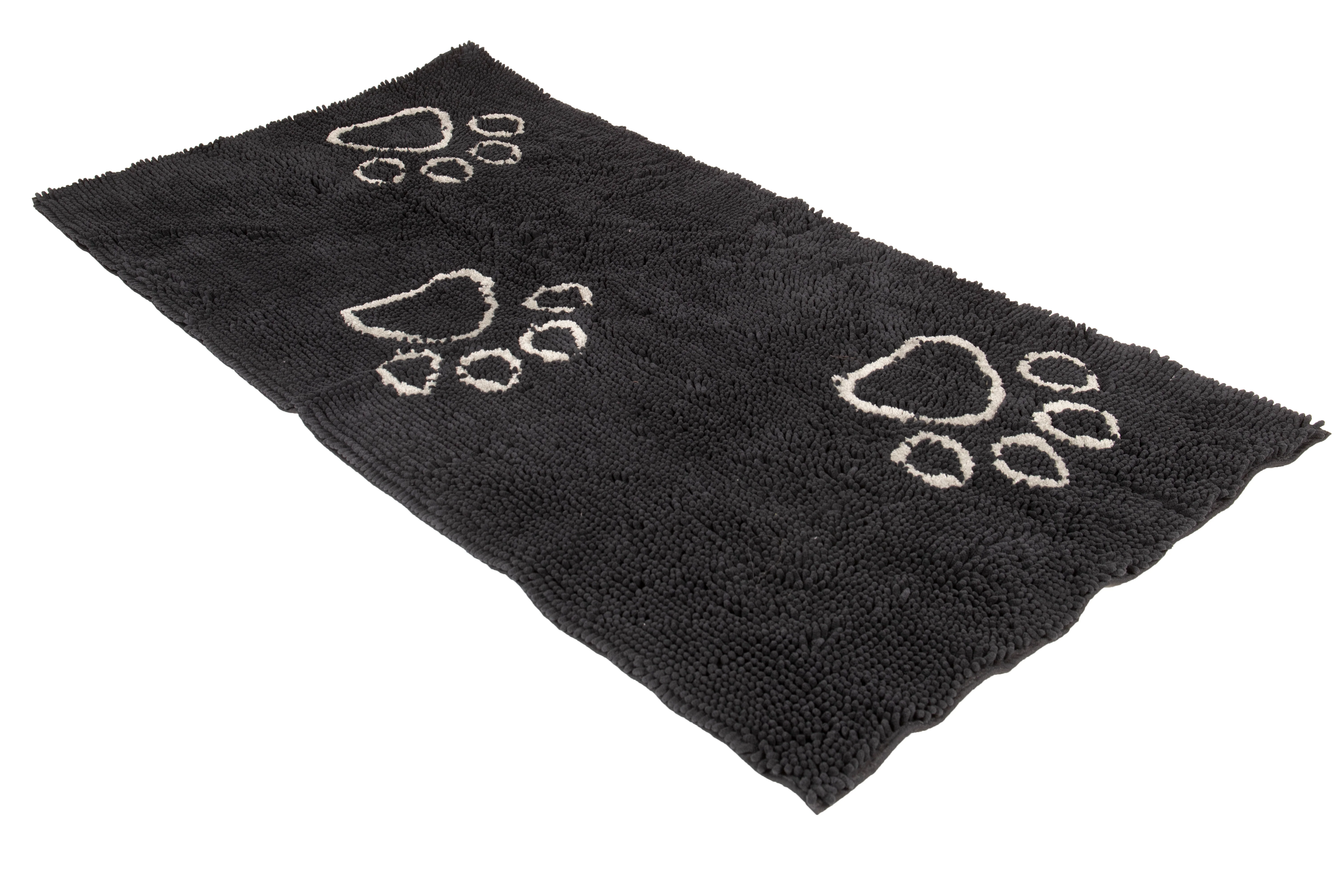 Dogs Gone Smart Dirty Dog Doormat Runner Black Hue 60In X 30 in