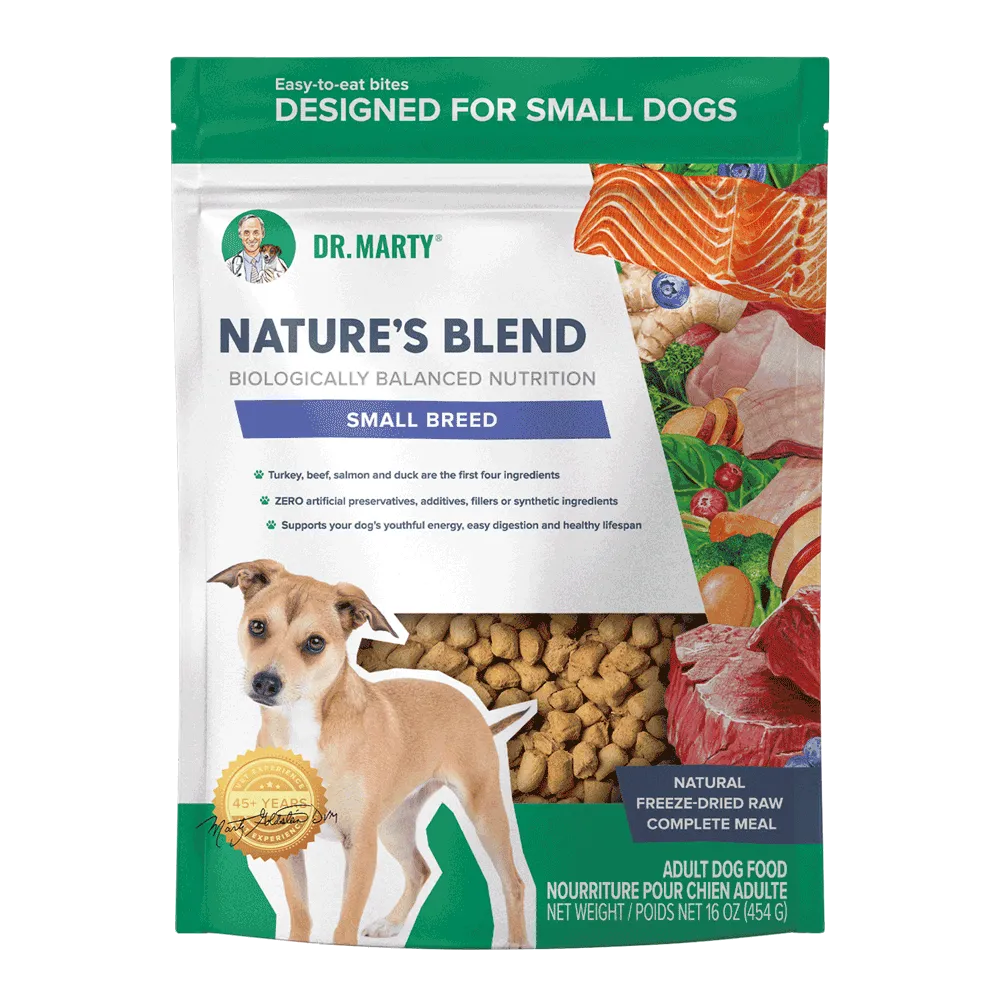 Dr. Marty's Nature's Blend Essential Freeze Dried Small Breed Dog 48 oz