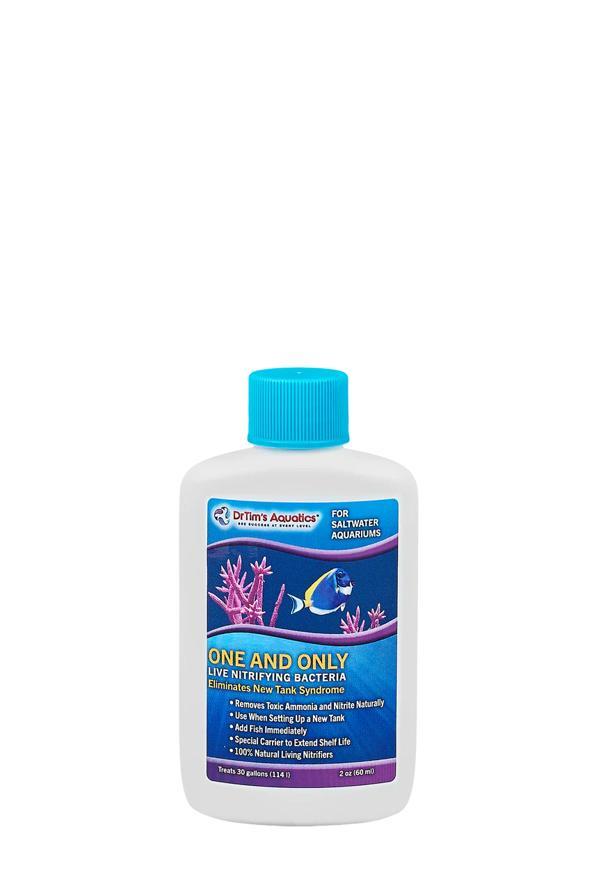 Dr. Tim's Aquatics One & Only Live Nitrifying Bacteria for Saltwater Aquariums 2 fl. oz