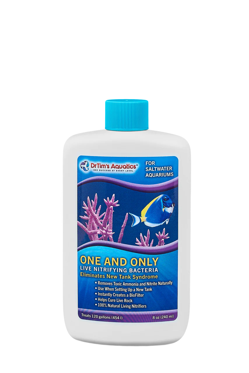 Dr. Tim's Aquatics One & Only Live Nitrifying Bacteria for Saltwater Aquariums 8 fl. oz