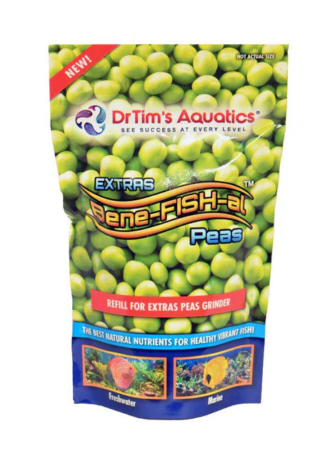 Dr. Tim's Aquatics Bene-FISH-al Peas Food/Treat Refill 1.04 oz - Image 2