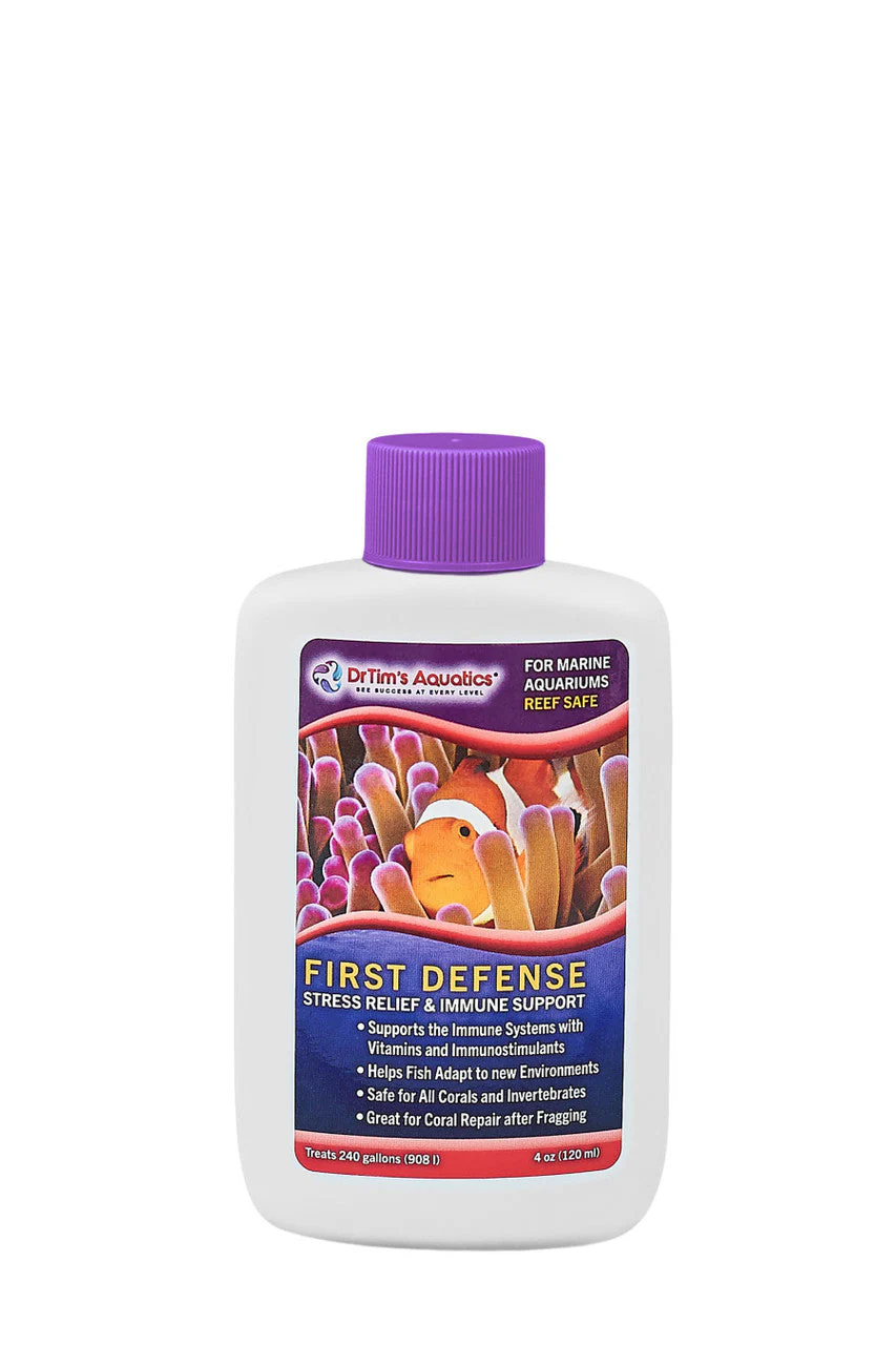 Dr. Tim's Aquatics First Defense Fish Stress Relief & Immune Support for Reef Aquarium 4 fl oz - Image 2