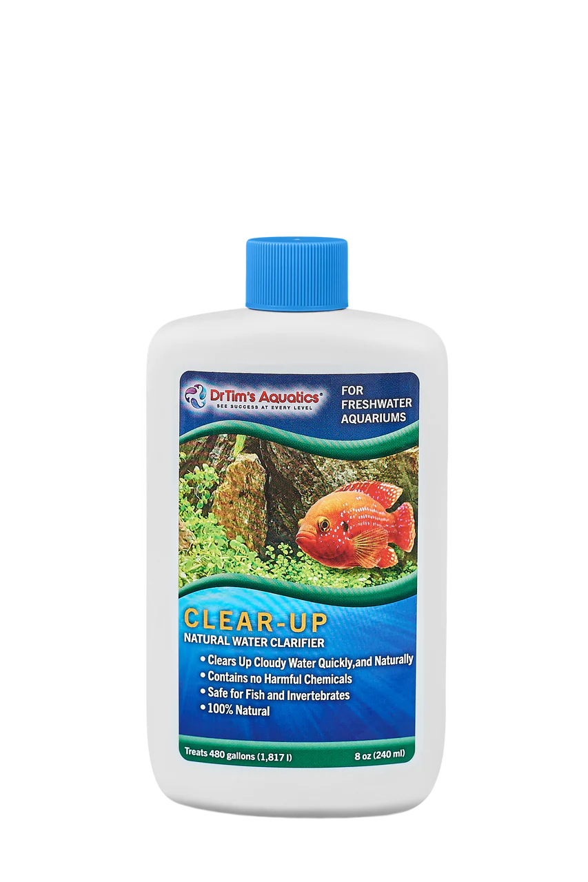 Dr. Tim's Aquatics Clear-UP Natural Water Clarifier for Freshwater Aquarium 8 fl. oz
