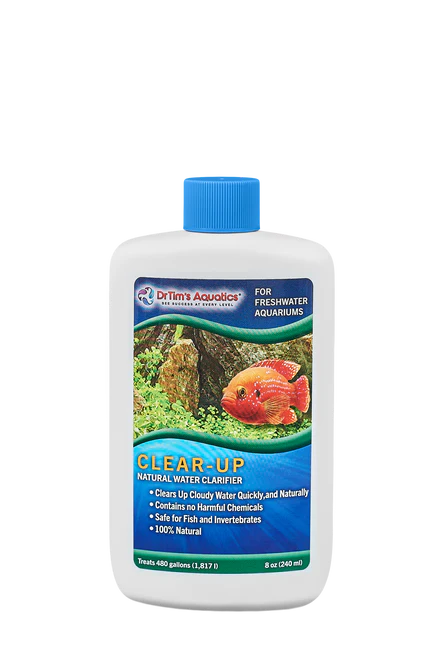 Dr. Tim's Aquatics Clear-UP Natural Water Clarifier for Freshwater Aquarium 8 fl. oz - Image 2