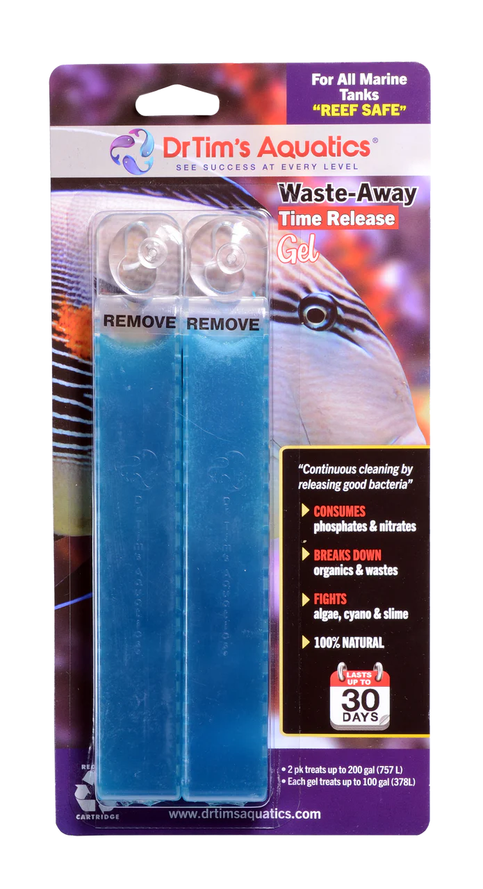 Dr. Tim's Aquatics Waste-Away Marine Time Release Gel Water Clarifier 2pk LG