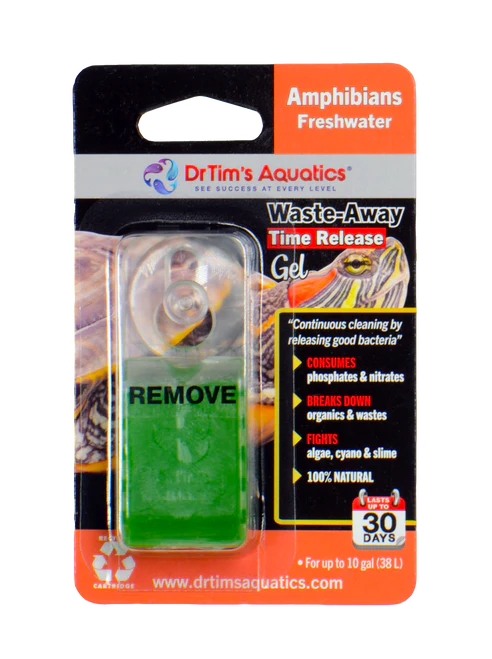 Dr. Tim's Aquatics Waste-Away Time Release Gel for Turtles/Amphibians 10 Gallon Single - Image 2