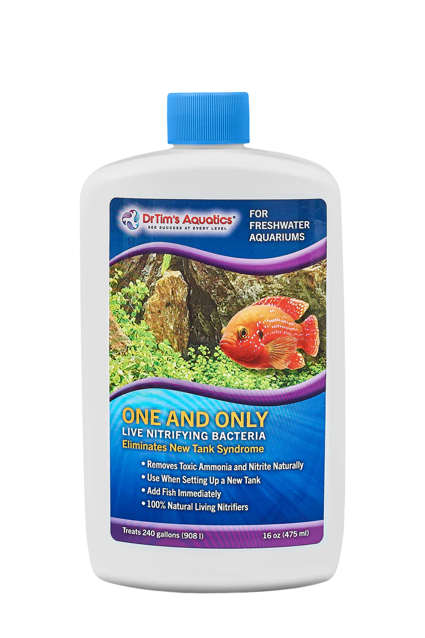 Dr. Tim's Aquatics One & Only Live Nitrifying Bacteria for Freshwater Aquariums 16 fl. oz