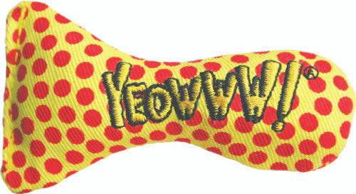 Yeowww! Stinkies Catnip Toy Yellow, Red 3 in 12 Pack - Image 2
