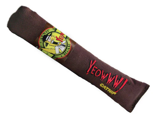 Yeowww! Cigars Catnip Toy Brown 7 in 24 Pack - Image 2
