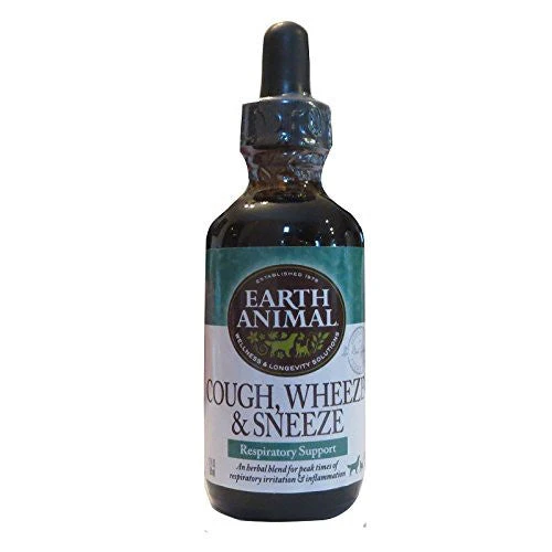 Earth Animal Dog Cough & Wheeze 2oz {L+x}