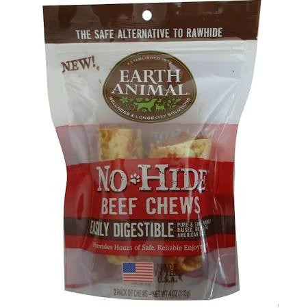 Earth Animal Dog No Hide Beef 4in 2pk {L-x} - Image 2