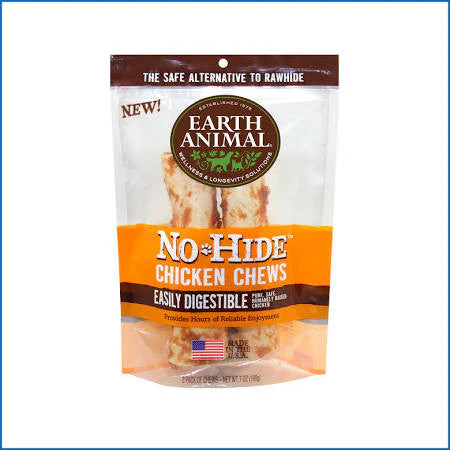 Earth Animal Dog No Hide Chicken 7in 2pk {L-x} - Image 2