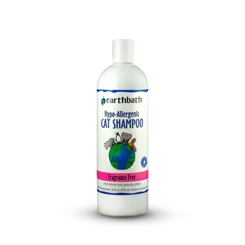 Earthbath Hypoallergenic Cat Shampoo, Fragrance Free 16oz - Image 2