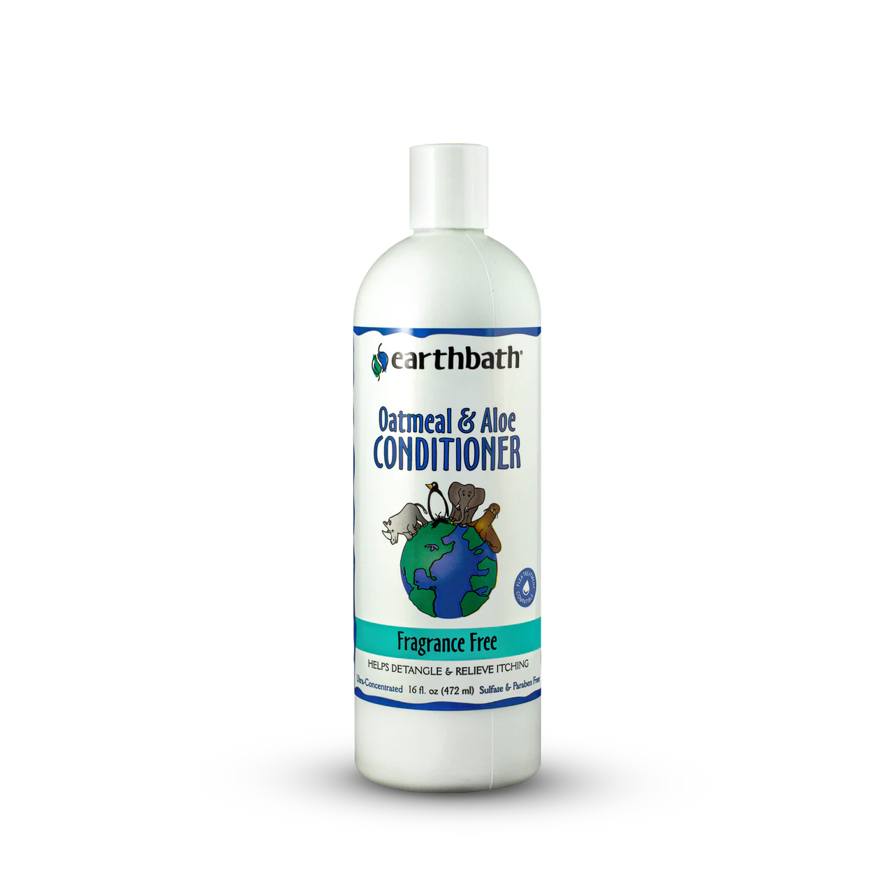 Earthbath Oatmeal & Aloe Conditioner, Fragrance Free 16oz