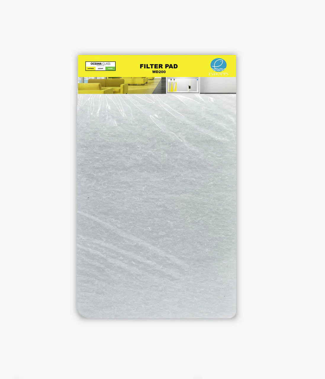 Eshopps Replacement Filter Pad for WD Series Filters WD200 White 6 Pack
