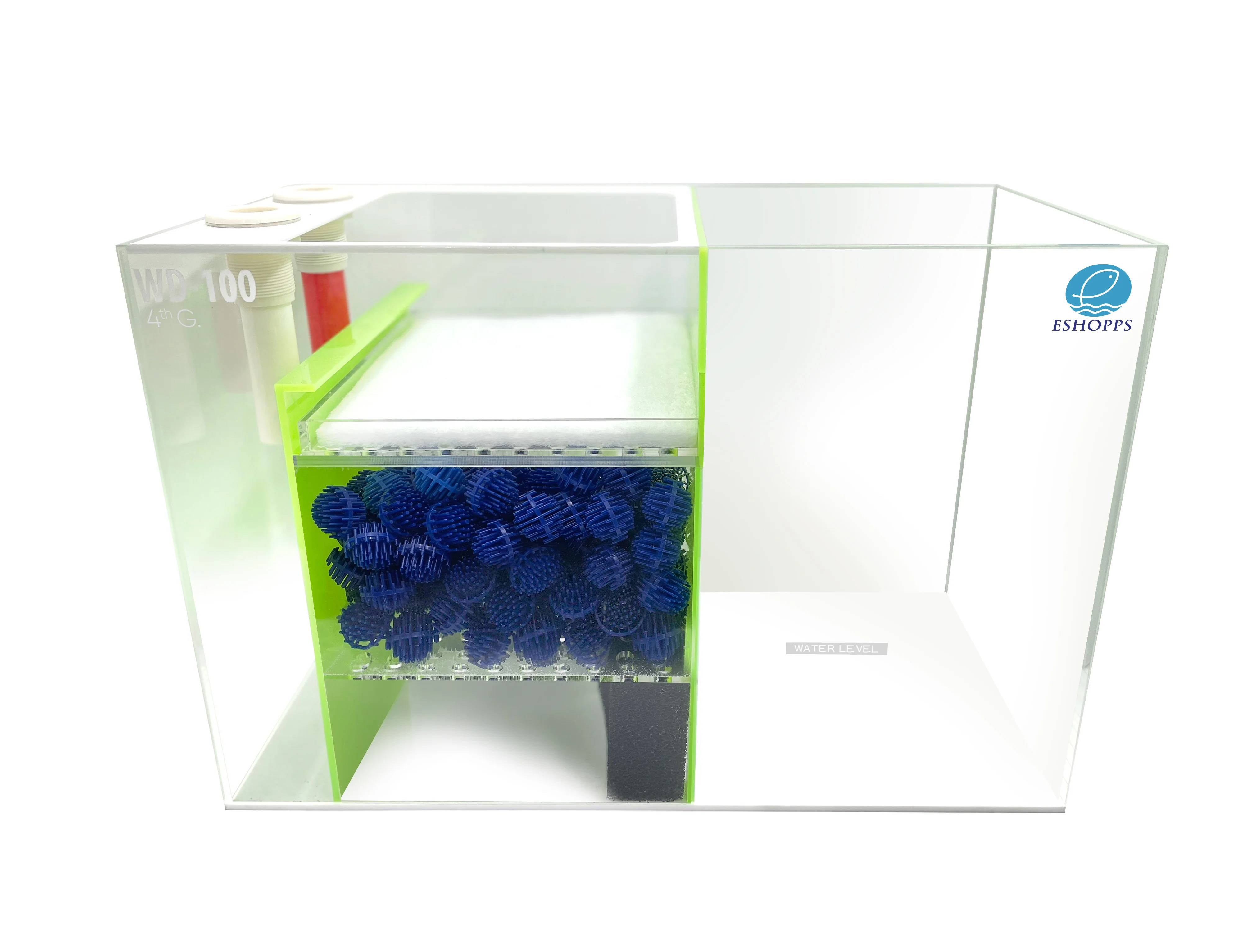 Eshopps Wet Dry Filter - 4th Generation 24In X 12In X 16 in, 100 gal