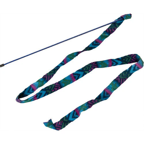 Spot Cat Prancer Fleece Frenzy Wand Cat Toy Assorted One Size - Image 2