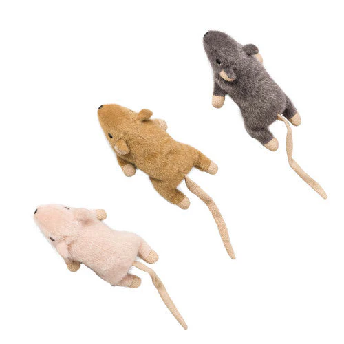 Spot Flat Mouse Frankie with Nip Catnip Toy Assorted 5.5 in - Image 2
